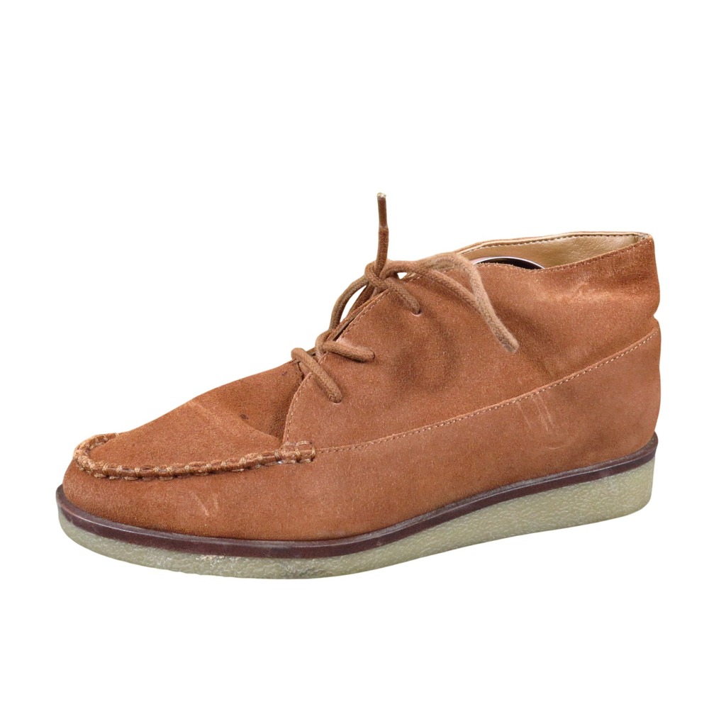 Aerosoles Greenhouse Women Chukka Boot Size 6 Walking Brown Suede Faux Fur